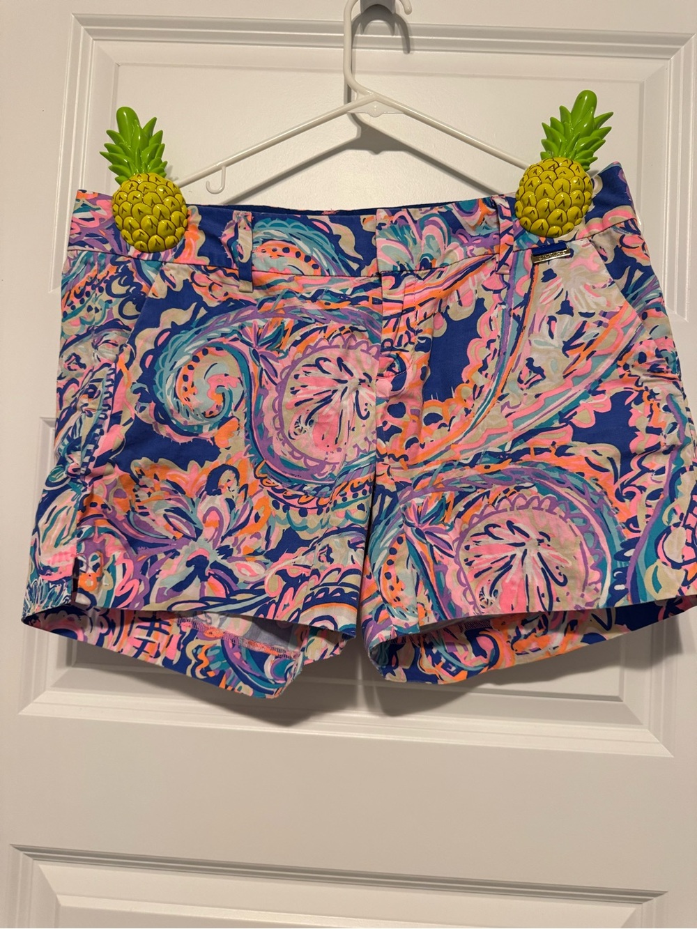Lilly Pulitzer Callahan Shorts in Tidal Wave Paisley Size 8.